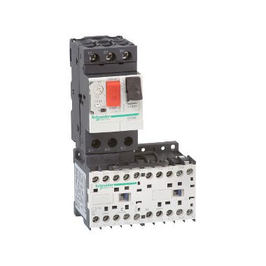 SCHNEIDER GV2ME06K2BW3 Komplett irányváltó motorindító 1,6A 24VDC