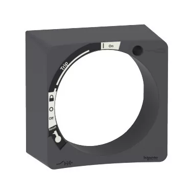 SCHNEIDER GVAPBPHP Rotációs hajtás véltelen kikapcsolás elleni védelem, magas profil, fekete, TeSys GV