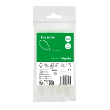 SCHNEIDER IMT46403 Cable tie 120x2.5mm Clear 100pc