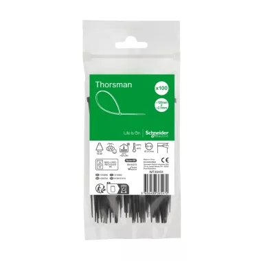 SCHNEIDER IMT46404 Cable tie 120x2.5mm Black 100pc