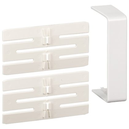   SCHNEIDER ISM10206P OPTILINE 45 Takaróelem +2 toldó 95x55 mm, műanyag, polárfehér