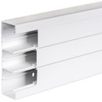 SCHNEIDER ISM10500P OPTILINE 45 kábelcsatorna fedéllel 185x55 mm, műanyag, polárfehér