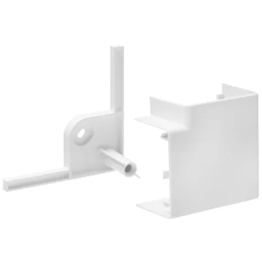 SCHNEIDER ISM11103P OPTILINE 70 kanyarelem 90°, 80x55 mm, polárfehér