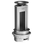   SCHNEIDER ISM20400 OPTILINE 45 mini Pop-up doboz, 6 molulos, szerelvények nélkül, eloxált alu