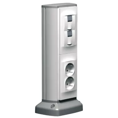 SCHNEIDER ISM20600 OPTILINE 70 minioszlop, egyoldalas, 4 modul, eloxált alu