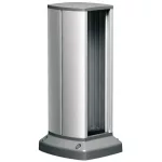   SCHNEIDER ISM20608 OPTILINE 70 minioszlop, kétoldalas, 4 modul, nyitott, eloxált alu