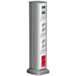   SCHNEIDER ISM20609 OPTILINE 70 minioszlop, kétoldalas, 8 modul, eloxált alu