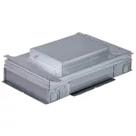   SCHNEIDER ISM50342 OPTILINE 45 fém doboz betonpadlóba, téglalap alakú