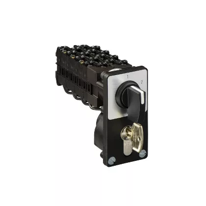   SCHNEIDER K1Q034NZ4 Harmony K bütykös kulcsos léptetőkapcsoló - 4-pólus - 60 ° - 12 A - fekete kar