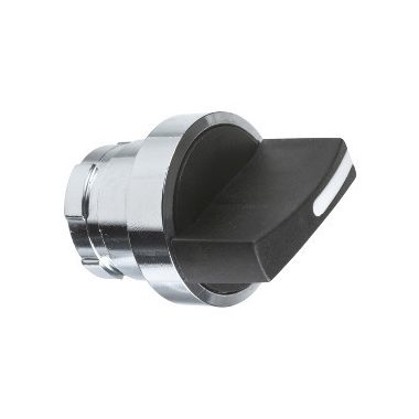 SCHNEIDER KAXZ1M12 Harmony K bütykös kapcsoló működtető fej with bezel Ø 28.5 mm, fém - fekete standard kar