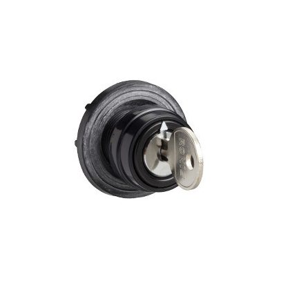 SCHNEIDER KBC1S Harmony K bütykös kapcsoló működtető fej 45 x 45 mm - fémszínű - kulcs - üres:gravírozáshoz előkészítve