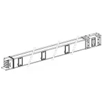 SCHNEIDER KSA1000ED4306 Egyenes elem, 1000 A, 3 m