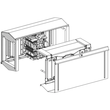 SCHNEIDER KSA800FA4 Adapter régi KS sínhez 800 A
