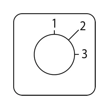 SCHNEIDER KZ18416 Harmony K bütykös kapcsoló címke, 1-3 - 45 x 45 mm
