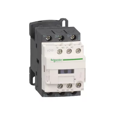 SCHNEIDER LC1D18E7 AC mágneskapcsoló, 7,5kW/18A (400V, AC3), csavaros csatlakozás, 1Z+1NY