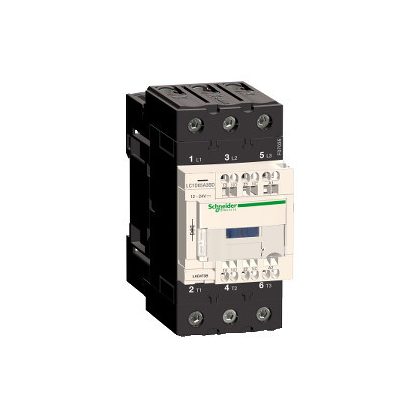 SCHNEIDER LC1D65A3P7 3pólusú Everlink mágneskapcsoló (AC3, 400V 65A) rugós vezérlő sorkapoccsal 230V AC 50/60Hz