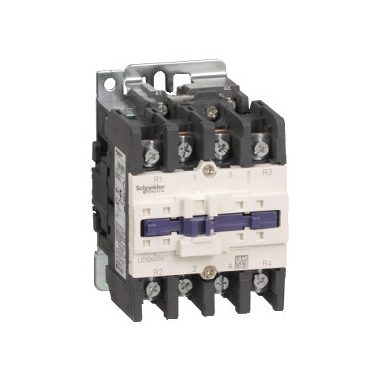 SCHNEIDER LC1D80008E7 AC mágneskapcsoló, 125A (AC1), csavaros csatlakozású, 2Z+2NY pólus