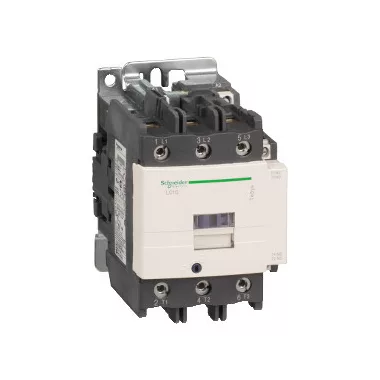 SCHNEIDER LC1D80P5 TeSys LC1D AC mágneskapcsoló, 37kW/80A (400V, AC3), csavaros csatlakozás, 1Z+1NY,230 VAC tekercsfeszültség, 50Hz