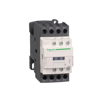   SCHNEIDER LC1DT25F7 AC mágneskapcsoló, 25A (AC1), csavaros csatlakozású, 4Z pólus