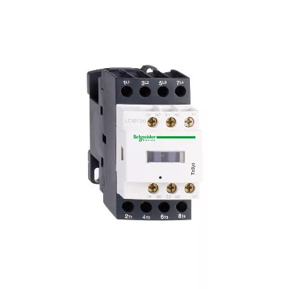   SCHNEIDER LC1DT25MD DC mágneskapcsoló, 25A (AC1), csavaros csatlakozású, 4Z pólus