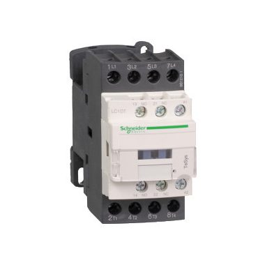 SCHNEIDER LC1DT40G7 AC mágneskapcsoló, 40A (AC1), csavaros csatlakozású, 4Z pólus