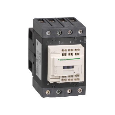 SCHNEIDER LC1DT80A3BD 4 pólusú Everlink mágneskapcsoló AC1 415V 80A rugós vezérlő sorkapoccsal 24V DC