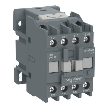   SCHNEIDER LC1E0601E7 EasyPact TVS mágneskapcsoló 3P(3 NO) - AC-3 - <= 440 V 6A - 48 V AC tekercs