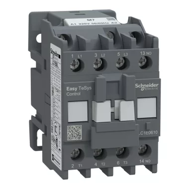SCHNEIDER LC1E0610M7 EasyPact TVS mágneskapcsoló 3P(3 NO) - AC-3 -  440 V 6A - 220 V AC tekercs