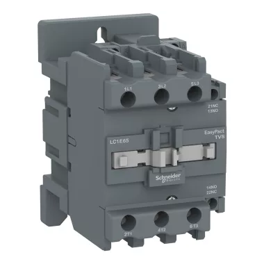 SCHNEIDER LC1E50E7 EasyPact TVS mágneskapcsoló 3P(3 NO) - AC-3 - <= 440 V 50A - 48 V AC tekercs