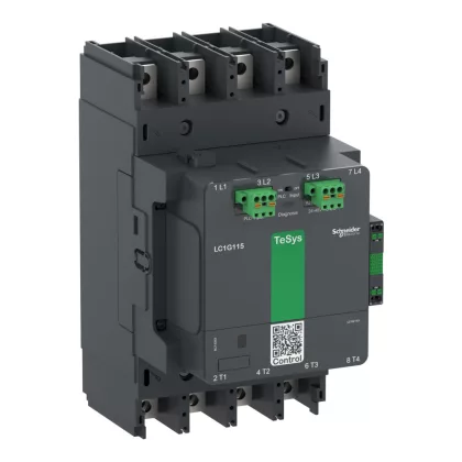   SCHNEIDER LC1G1504LSEA TeSys Giga advanced 4P mágneskapcsoló 150A, AC3, 200-500V AC/DC tekercsfeszültség