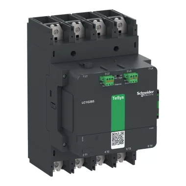 SCHNEIDER LC1G3304BEEA TeSys Giga advanced 4P mágneskapcsoló 330A, AC3, 24-48V AC/DC tekercsfeszültség