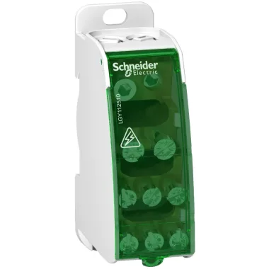 SCHNEIDER LGY112510 LINERGY DS csavaros elosztó blokk, 125A, 1P, 10 lyuk
