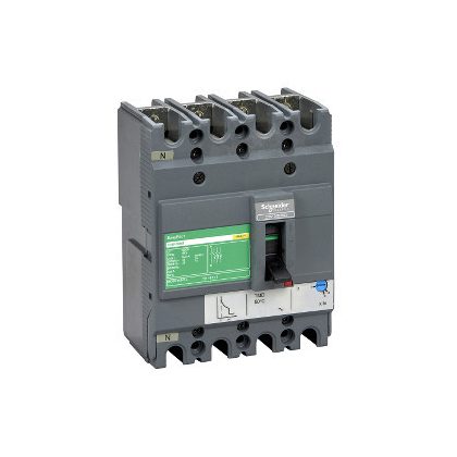 SCHNEIDER LV510955 EasyPact CVS100BS 4P 25kA komplett megszakító TM50D 4P3D kioldóval SCHNEIDER LV510955 EasyPact CVS100BS 4P 25kA komplett megszakító TM50D 4P3D kioldóval