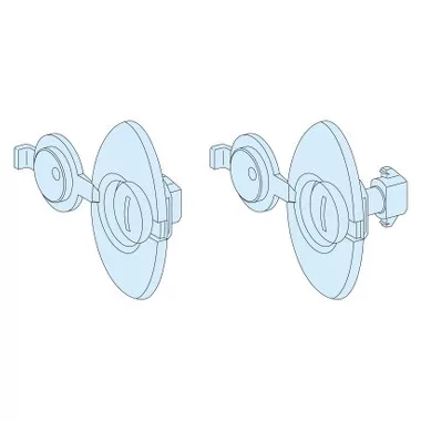 SCHNEIDER LVS01106 IP30  hátsó panel tartozékok P rendszer