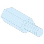   SCHNEIDER LVS03186 4 db M5 hatlapú távtartó magasság=23 mm