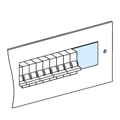 SCHNEIDER LVS03221 4 db takarólemez, szélesség=90mm