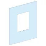 SCHNEIDER LVS03329 Homloklap ISFT250 függőleges, csat.