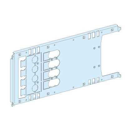 SCHNEIDER LVS03454 Szerelőlap NS630, vízszintes, 4P