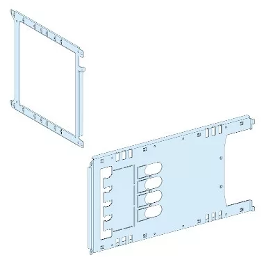 SCHNEIDER LVS03462 Szerelőlap NS630, vízszintes, kocsizható, 3/4P