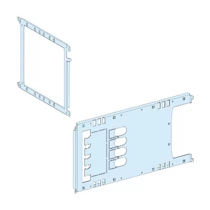 SCHNEIDER LVS03462 Szerelőlap NS630, vízszintes, kocsizható, 3/4P