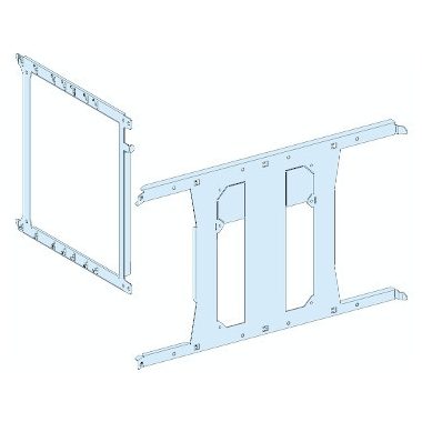 SCHNEIDER LVS03480 Szerelőlap NS1600, vízszintes, rögzített, billenőkaros kapcsoló/rotációs, 4P