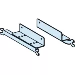 SCHNEIDER LVS03561 Canalis csatlakozó tartó