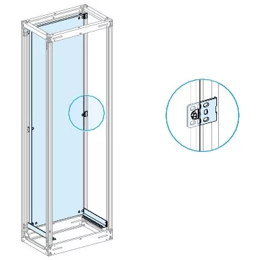 SCHNEIDER LVS03570 Hátsó tele szerelőlap magasság=36M