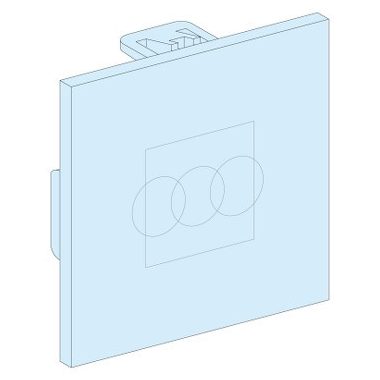 SCHNEIDER LVS03907 Takarólemez 72x72mm