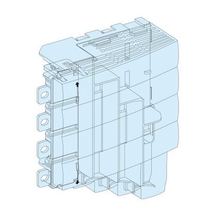   SCHNEIDER LVS04067 Betáp. csatlakozó blokk NS-INS250, alsó