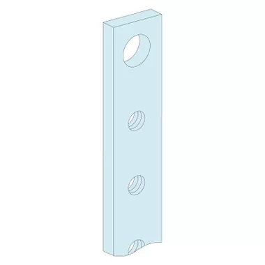 SCHNEIDER LVS04161 4 db sín menetes lyuk. 160A hossz=1000