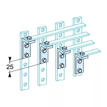 SCHNEIDER LVS04190 4 db hajlított csatlakozó 250A