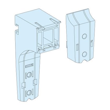SCHNEIDER LVS04256 10db vízszintes vezetékcsatorna tartó