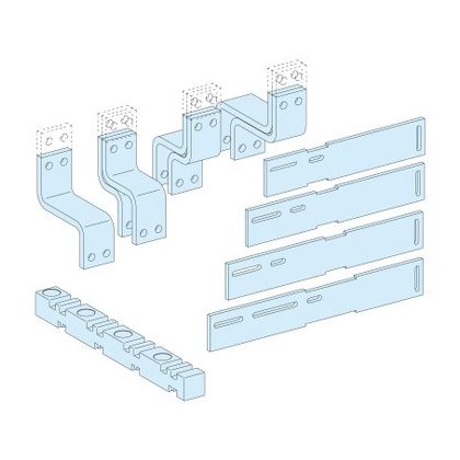   SCHNEIDER LVS04491 1600A csatl. NS-NT, függőleges, kocs., 3P