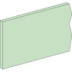 SCHNEIDER LVS04552 Vízszintes sín, 120x10mm